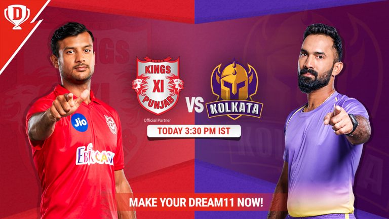 IPL में आज किंग्स इलेवन पंजाब का मुकाबला कोलकाता नाइट राइडर्स से