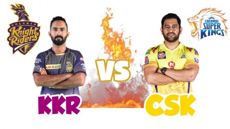 IPL में आज कोलकाता नाइट राइडर्स और चेन्नई सुपर किंग्स आमने-सामने