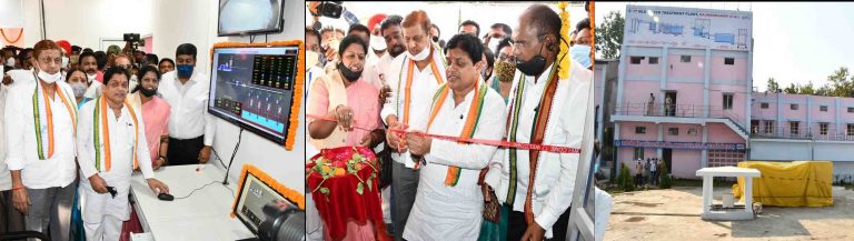 नगरीय प्रशासन मंत्री डॉ डहरिया ने 8.5 करोड़ की लागत से निर्मित जल शोधन संयंत्र एवं उच्च स्तरीय जलागार का लोकार्पण किया