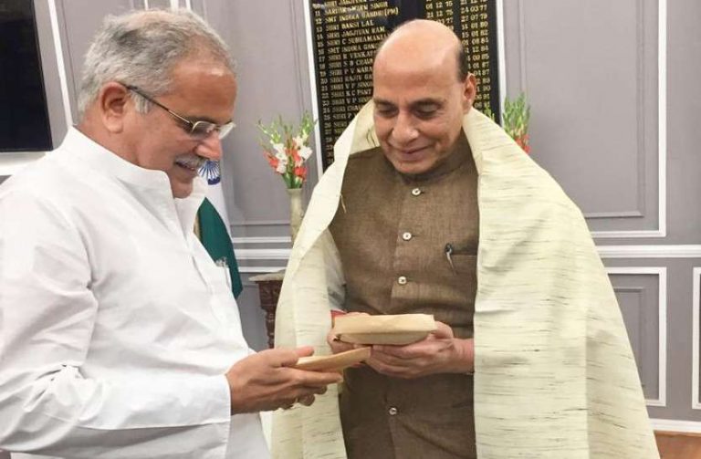 भूपेश बघेल ने केन्द्रीय रक्षा मंत्री राजनाथ सिंह को लिखा पत्र : बिलासपुर में थल सेना की लंबित छावनी की शीघ्रातिशीघ्र स्थापना का अनुरोध