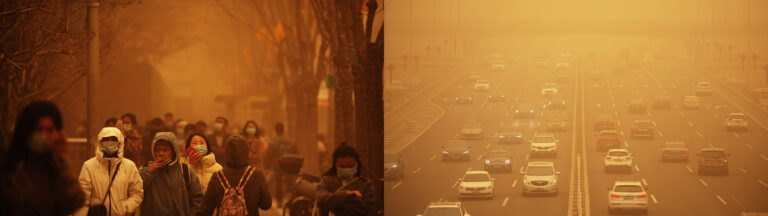 चीन में धूल भरी आंधी से मचा हाहाकार,सैकड़ों लोग लापता, 400 उड़ानें रद्द