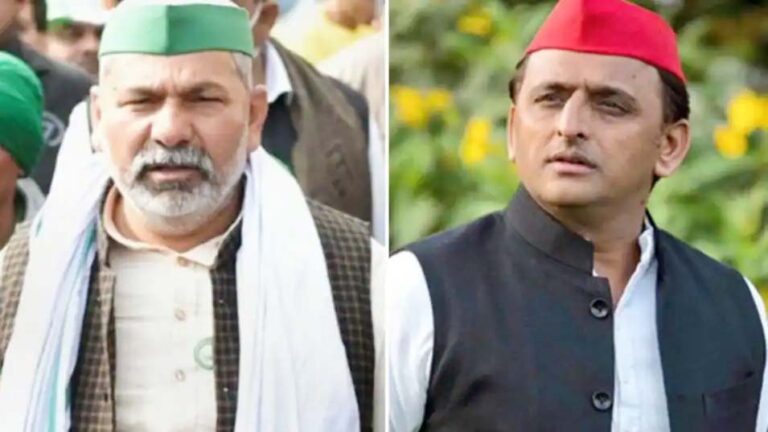 अखिलेश यादव का राकेश टिकैत को आमंत्रण, चुनाव लड़ना चाहें तो उनका स्वागत है