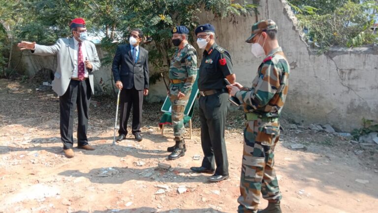 कोसा कमाण्डर ब्रिगेडियर मोहन्ती ने किया सैनिक कल्याण अधिकारी कार्यालय का दौरा पूर्व सैनिकों को मिल रही सुविधाओं का लिया जायजा