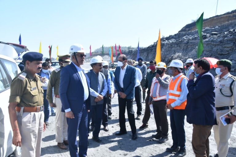 एसईसीएल के सीएमडी प्रेम सागर मिश्रा ने किया रायगढ़ क्षेत्र का निरीक्षण