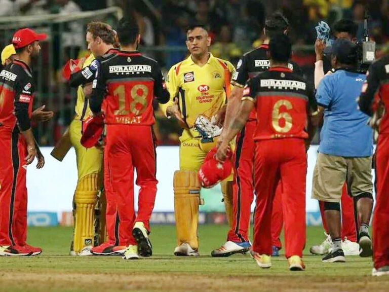 RCB vs CSK : नहीं चला कप्तान धोनी का बल्ला, मैक्सवेल ने गेंदबाजी से जिताया मैच
