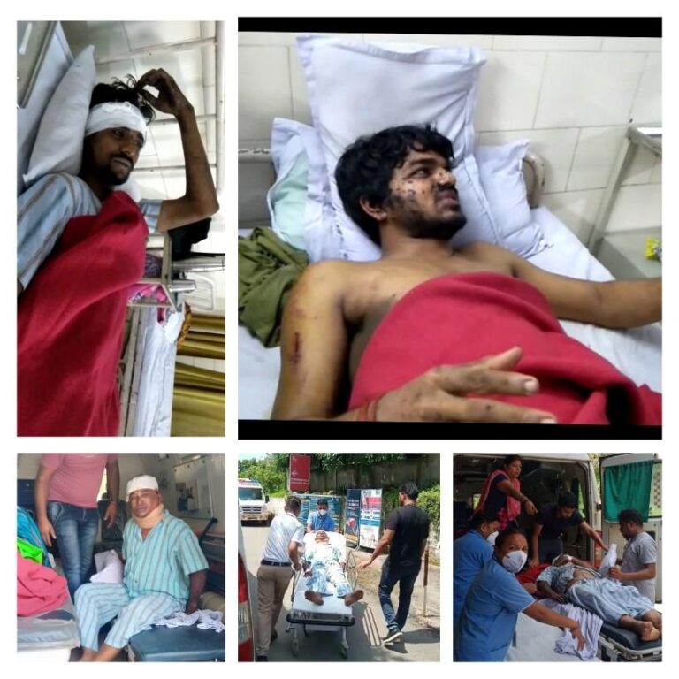 मुख्यमंत्री के अलावा किसी भी मजदूर यूनियन के बड़े नेता ने घायलों के प्रति संवेदना व्यक्त की ?