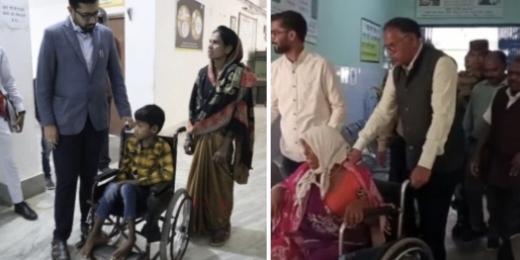 कहीं दिव्यांग को व्हील चेयर देने से एक कलेक्टर को दुआ मिल रही है तो कहीं दर्द से कराहती महिला मरीज को व्हील चेयर पर बिठाते हुए खुद चलाकर वार्ड में भर्ती कराने से दूसरे कलेक्टर को दुआ मिल रही है।
