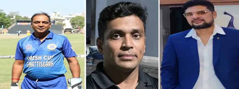 रैना और उथप्पा के साथ खेलेंगे मैच: छ्त्तीसगढ़ के तीन खिलाड़ियों का वेटरन क्रिकेट लीजेंड में सिलेक्शन, 22 से 30 मार्च तक टी-20 मुकाबला