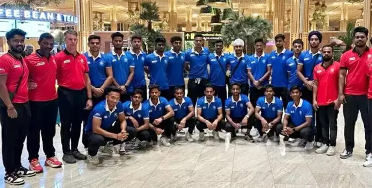 भारतीय जूनियर पुरुष हॉकी टीम सुल्तान जोहोर कप के लिए कुआलालंपुर रवाना