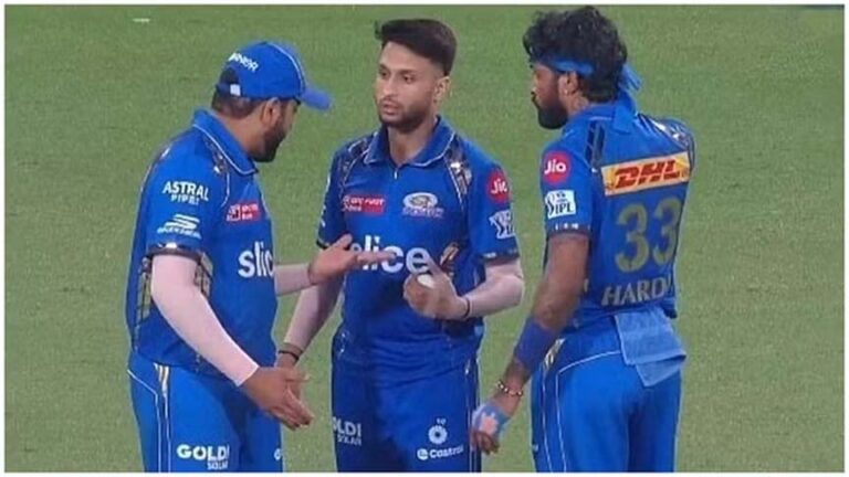 कप्तान हार्दिक को अनदेखा कर आकाश ने मानी रोहित की बात? मैच के दौरान मुंबई की टीम का यह वीडियो वायरल