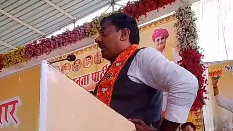 भाजपा विधायक रामेश्वर शर्मा के विवादित बोल, राजगढ़ में बोले- दिग्विजय को हराकर पाकिस्तान भेजो