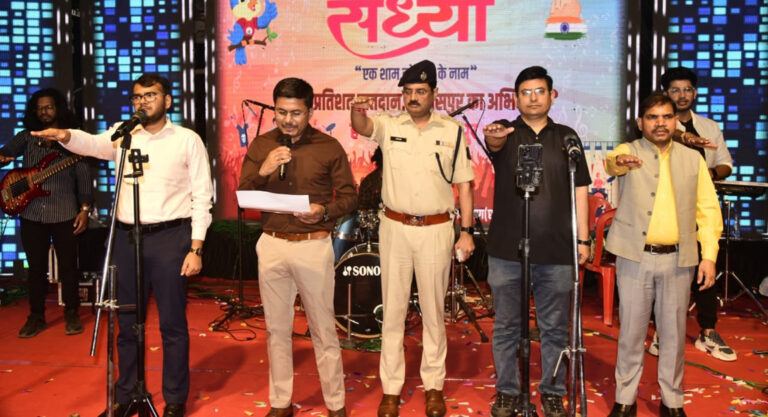 हैप्पी स्ट्रीट में हुआ स्वीप संध्या का रंगारंग आयोजन