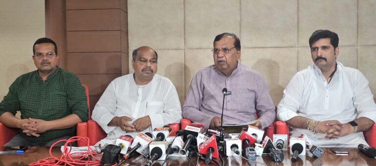 कांग्रेस का घोषणा पत्र,धोखा पत्र,तुष्टिकरण पत्र,अपराधियों को संरक्षण देने वाला :शिवरतन शर्मा