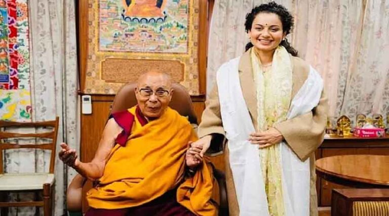 भाजपा प्रत्याशी कंगना रनौत ने दलाई लामा से की मुलाकात, बोलीं- इस अनुभव को जीवन भर संजो कर रखूंगी