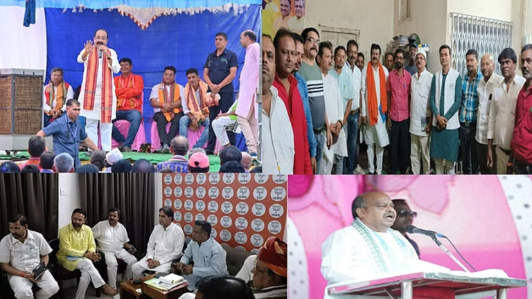 छत्तीसगढ़ बीजेपी के मंत्रियों और विधायकों ने ओडिशा और झारखंड में झोंकी ताकत; गिना रहे मोदी सरकार की उपलब्धियां