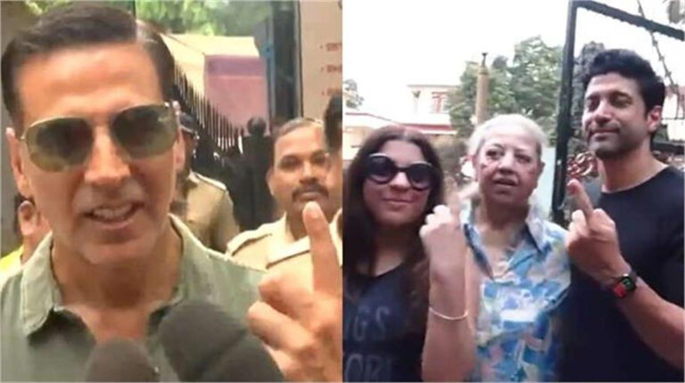 लोकसभा चुनाव 2024: अक्षय कुमार, जान्हवी कपूर और अन्य सेलेब्स ने चरण 5 में डाला वोट