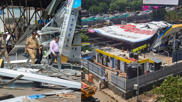 घाटकोपर हादसे की जांच करेगी वीजेटीआई की टीम, बीएमसी ने कहा- सात दिन के भीतर मिल सकती है रिपोर्ट