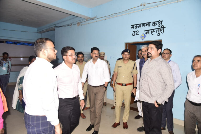 कोनी में युद्धस्तर पर चल रही है मतगणना की तैयारी