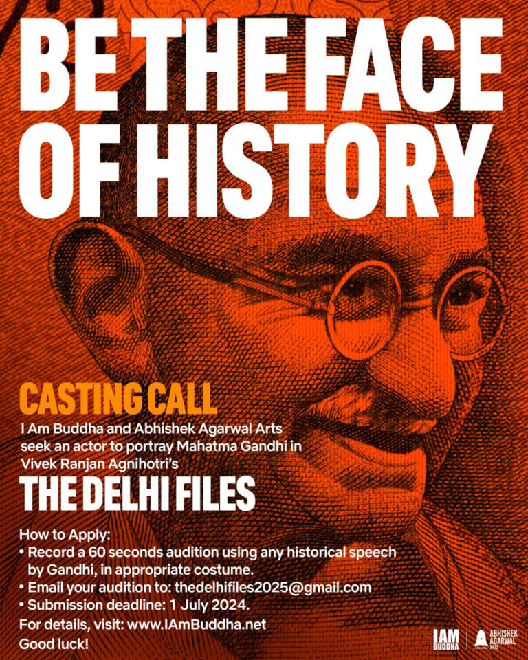 विवेक रंजन अग्निहोत्री ने ‘द दिल्ली फाइल्स’ के लिए पैन इंडिया लेवल पर की कास्टिंग करने की घोषणा