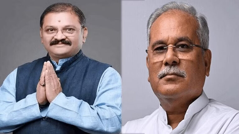 भूपेश बघेल 36 हजार वोटों से पीछे, भाजपा के संतोष निकले आगे