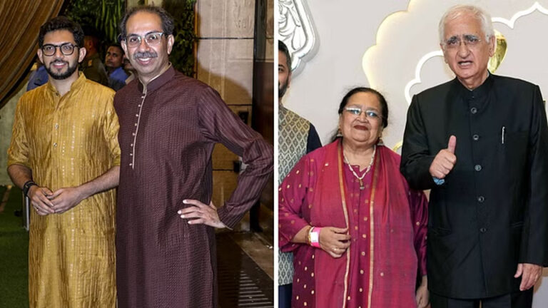 अंबानी के बेटे की शादी में पहुंचीं राजनीतिक हस्तियां, लालू-ममता समेत विपक्षी नेता