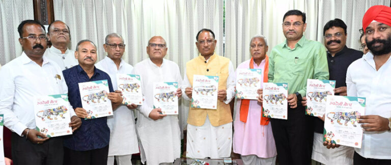 सीएम विष्णुदेव साय ने स्वदेशी मेला के ब्रोशर का किया विमोचन