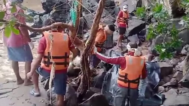 चित्रकोट जलप्रपात से निकाला गया महिला का शव, बूकी नाग के रूप में हुई शिनाख्त; दो दिन से थी लापता