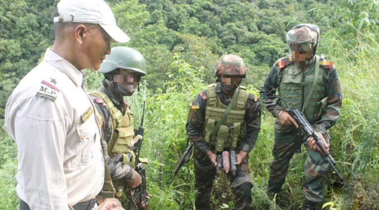 रॉकेट हमले के बाद सुरक्षा बल अलर्ट, उग्रवादियों के तीन बंकर तबाह किए, तलाशी अभियान जारी