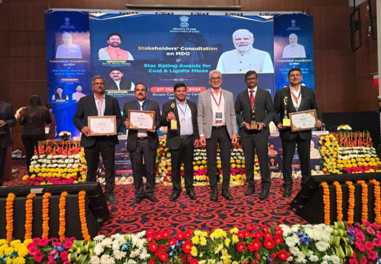एसईसीएल की 4 माईन्स को उत्कृष्ट प्रदर्शन के लिए मिला स्टार रेटिंग पुरस्कार