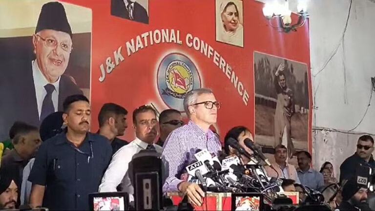 ‘नेकां मुस्लिम पार्टी नहीं, हमने हिंदू उपमुख्यमंत्री दिया’, उमर अब्दुल्ला ने भाजपा पर साधा निशाना