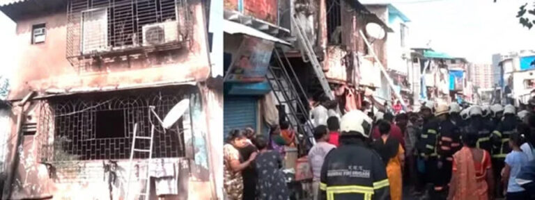 मुंबई में बड़ा हादसा, आग लगने से परिवार के सात लोगों की मौत, मृतकों में तीन बच्चे भी शामिल