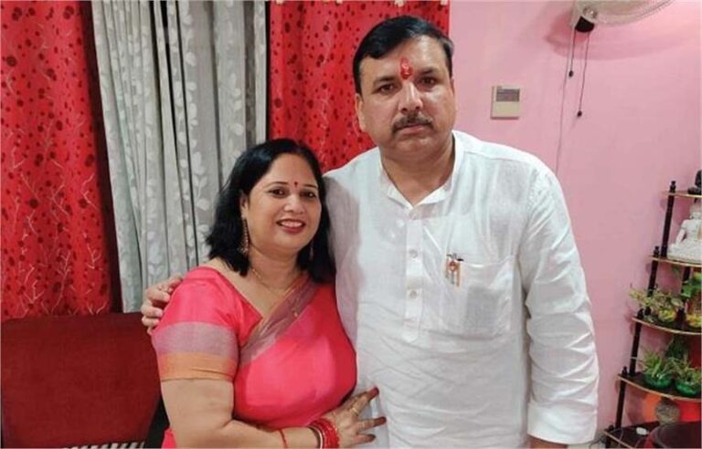 चुनाव से पहले आप का बड़ा आरोप, कहा- भाजपा ने संजय सिंह की पत्नी का वोट काटने का दिया आवेदन