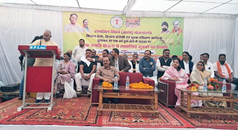 सुशासन के एक साल में छत्तीसगढ़ बना खुशहाल : धरमलाल कौशिक