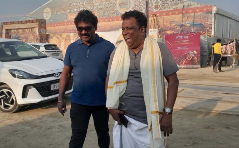 फिल्म ‘कोरागज्जा’ की रिलीज से पहले महाकुंभ में साधना की डुबकी