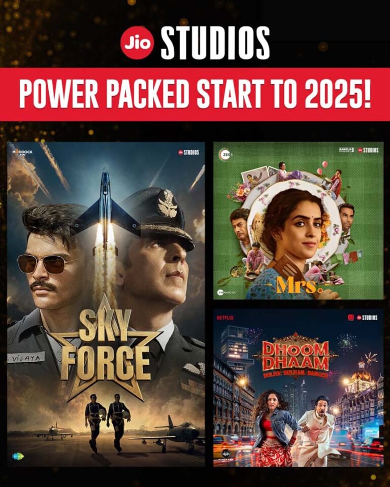 स्काई फोर्स से शानदार शुरुआत के बाद 2025 में भी हैरान करेंगी जियो स्टूडियोज की फ़िल्में