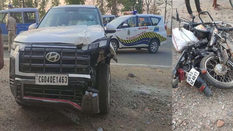 कार की चपेट में आया सब्जी व्यवसायी, मौत के बाद गुस्से में लोग; शासन करेगा मदद