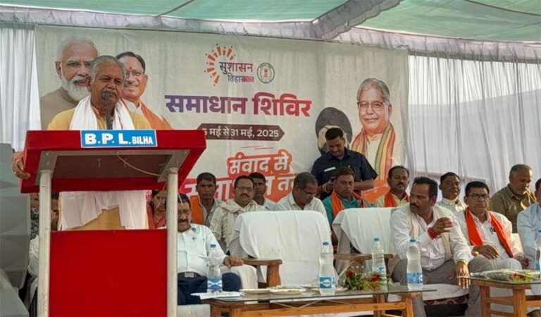 सुशासन तिहार अभियान साय सरकार और जनता के बीच सीधा संवाद और समाधान का सेतु : कौशिक