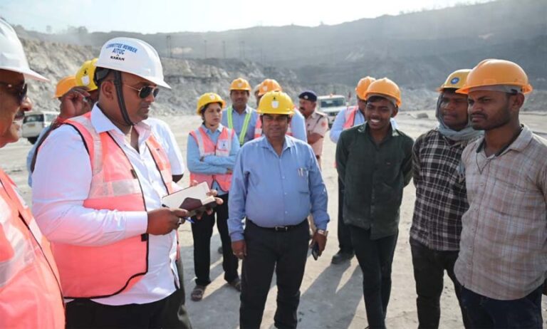 कोल इंडिया की हाई पावर कमेटी/ जॉइंट कमेटी ने किया एसईसीएल का दौरा