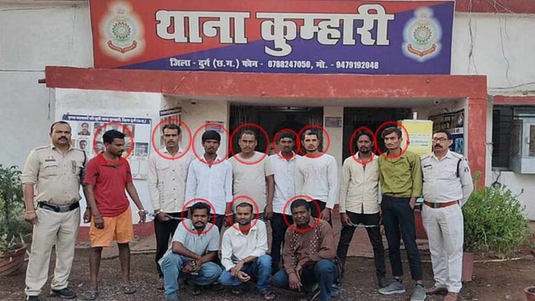 दुर्ग में दिन दहाड़े गुड़ागर्दी: अपहरण-मारपीट मामले में 11 गिरफ्तार, मवेशी से टच हुई थी कार; ऐसे बढ़ गया विवाद