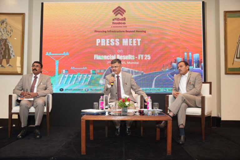 हुडको ने रिकॉर्ड तोड़ वित्तीय नतीजों की घोषणा की