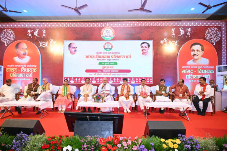 भाजपा में प्रशिक्षण वर्ग कार्ययोजना और कार्यक्रम का हिस्सा है – किरण सिंह देव