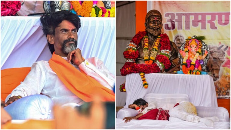 मराठा आरक्षण को लेकर तीसरे दिन भी मनोज जरांगे का अनशन; अब तक सरकार से नहीं बन पाई बात