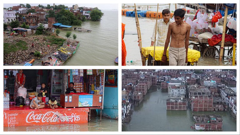 प्रयागराज में गंगा और यमुना ने खतरे के निशान को किया पार, हजारों घर जलमग्न