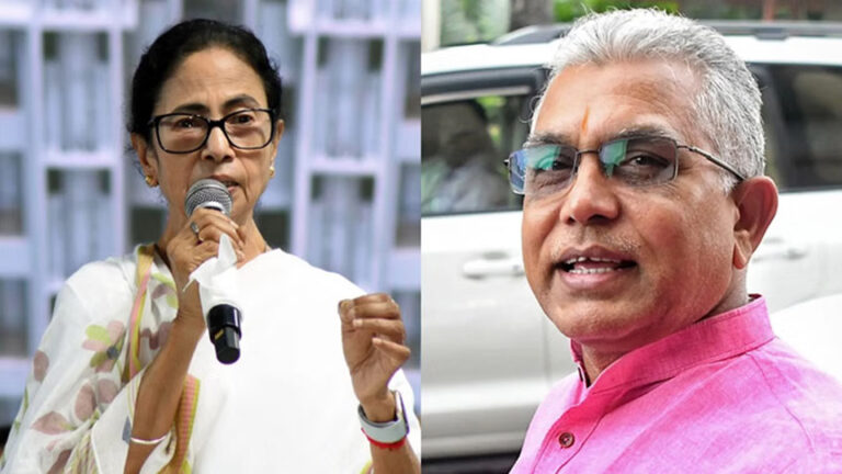 भाजपा नेता दिलीप घोष ने ममता बनर्जी पर साधा निशाना, कह दी बड़ी बात