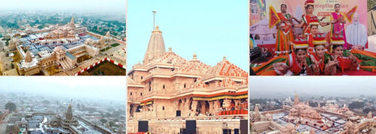 ध्वजारोहण पर राम नगरी के रंग: त्रेता युग जैसा आभास करा रही अयोध्या की भव्यता, ध्वजा पर बारिश-तूफान भी बेअसर