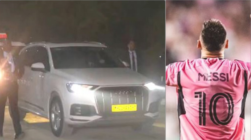 कोलकाता पहुंचे स्टार फुटबॉलर लियोनल मेसी, फैंस में दिखा जबरदस्त उत्साह; इंडिया टूर 2025 का आगाज