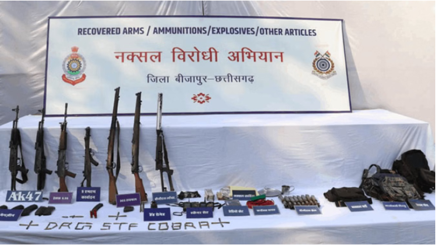 अंत के करीब ‘लाल आतंक’: बीजापुर मुठभेड़ में छह नक्सली मारे गए, 8 लाख का इनामी डीवीसीएम दिलीप बेड़जा भी ढेर