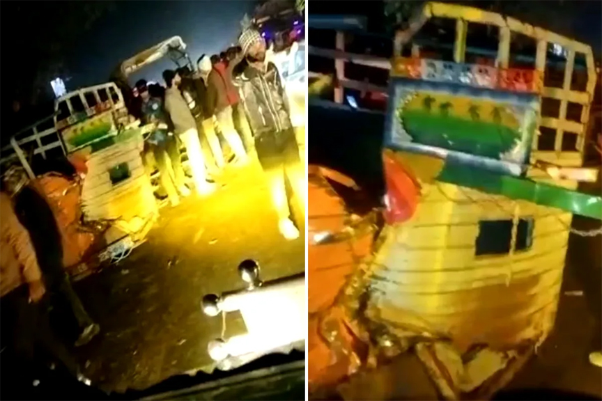 भोपाल के बैरसिया में भीषण सड़क हादसा, एक ही परिवार के पांच लोगों की मौत, 12 घायल