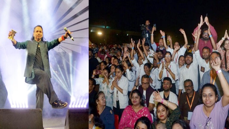 ‘शंकर संकट हरना’ से गूंजा आगरा, कैलाश खेर के सुरों के साथ आस्था और श्रद्धा के सागर में उतरे दर्शक