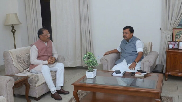 भाजपा राष्ट्रीय अध्यक्ष नितिन नवीन से सीएम साय ने की मुलाकात, छत्तीसगढ़ के विकास को नई गति देने पर हुई चर्चा